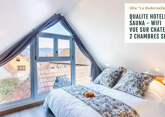 La Rodernelle - Sauna - Patio - Climatisation - Vue Sur Chateau Du Koenigsbourg *